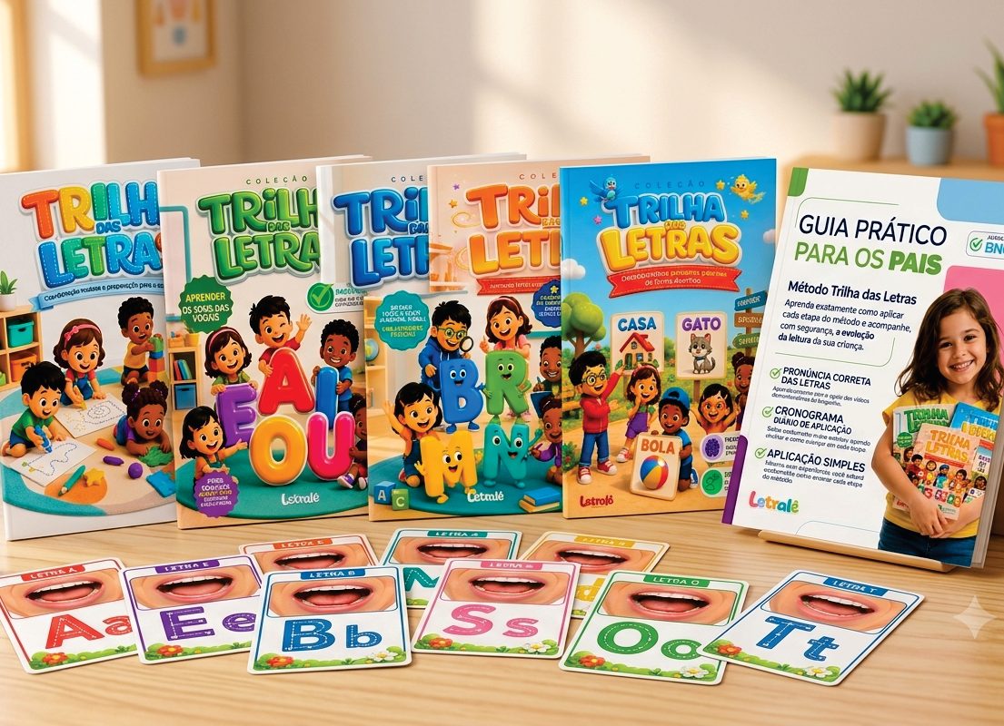 Todo o material do método Trilha das Letras