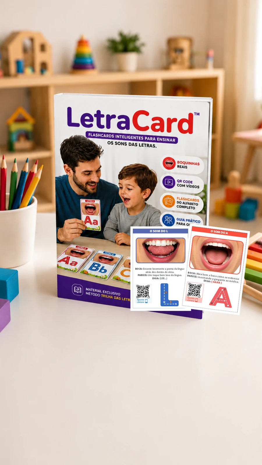 LetraCard: flashcards inteligentes para ensinar os sons das letras